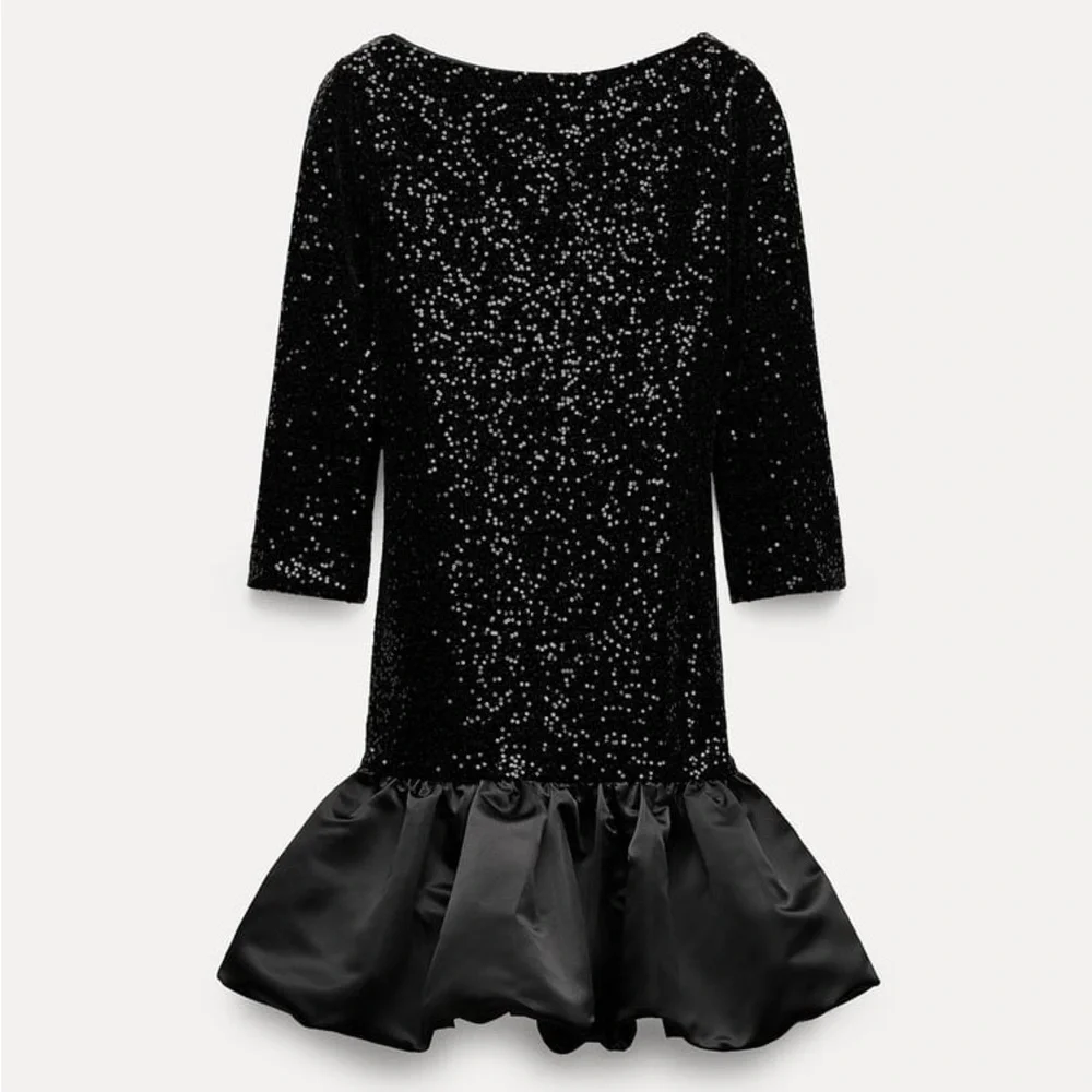 FLYAWAY SKIRT SEQUIN DRESS Zara - Picture 3 of 6